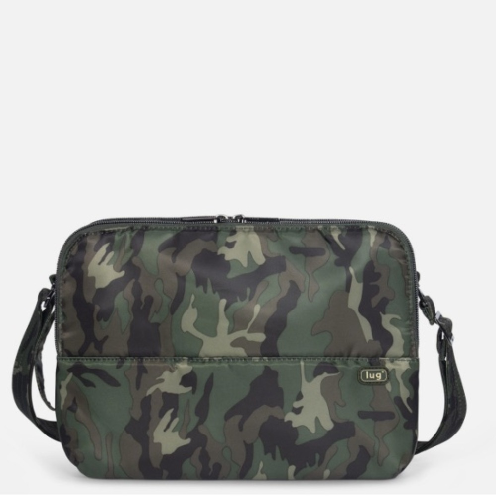 Lug Delta mini Camo Crossbody Bag Mint Condition 10.4” iPad/tablet case